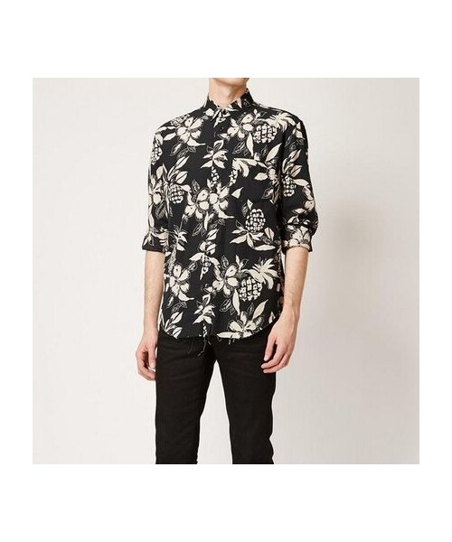 Saint Laurent（サンローラン）の「★即発可 SAINT LAURENT ハイビスカスシャツ 登坂着同柄同色完売（Tシャツ/カットソー・レディース・その他）」の8枚目の写真
