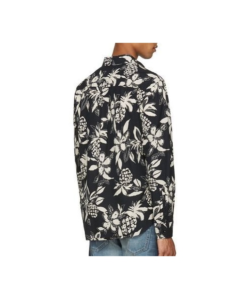 Saint Laurent（サンローラン）の「★即発可 SAINT LAURENT ハイビスカスシャツ 登坂着同柄同色完売（Tシャツ/カットソー・レディース・その他）」の4枚目の写真