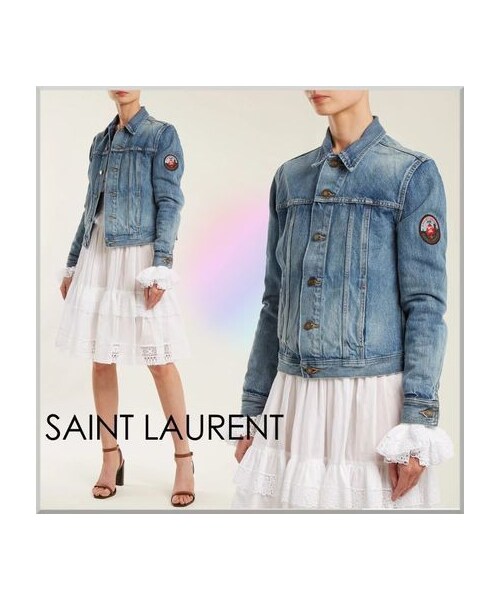 Saint Laurent（サンローラン）の「18SS☆Saint Laurent ロゴ入り ...