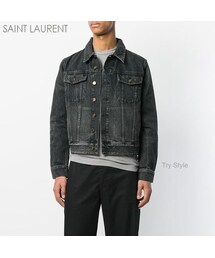 Saint Laurent Hourglass VINTAGE-EFFECT デニムジャケット Saint Laurent(サンローラン)の「18SS☆Saint Laurent デニム