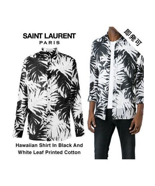 サンローラン SAINT LAURENT 16SS パームツリー Tシャツ