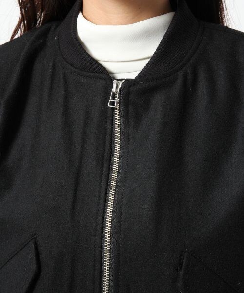 A part by(アパートバイ)の「W/SMEMORY/MA-1(ジャケット/アウター・レディース・ベージュ/ブラック・M/L)」の7枚目の写真