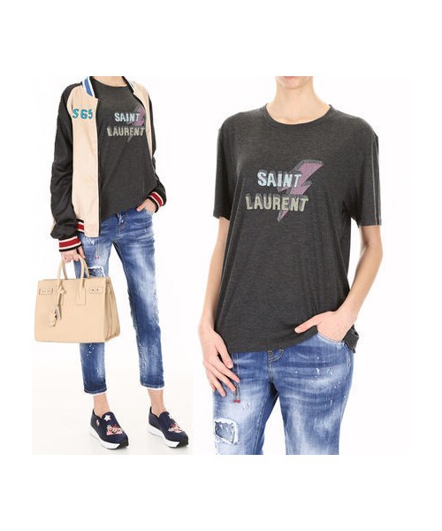 saint laurent bolt t shirt