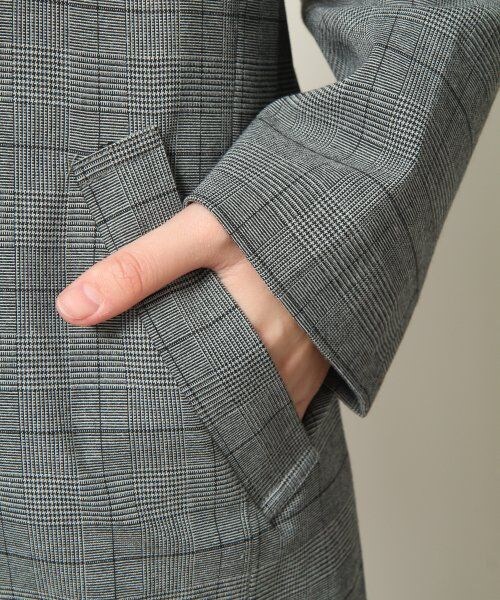 HARE（ハレ）の「ドロップショルダーテーラーコート（ジャケット/アウター・レディース・グレー/ダークグレー/ブラック・FREE SIZE）」の11枚目の写真