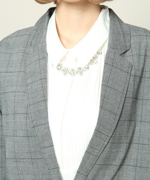 HARE（ハレ）の「ドロップショルダーテーラーコート（ジャケット/アウター・レディース・グレー/ダークグレー/ブラック・FREE SIZE）」の8枚目の写真