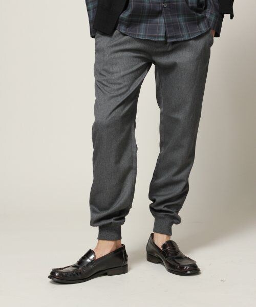 HARE（ハレ）の「スソリブパンツ（パンツ・メンズ・ブラック系その他/ネイビー/グレー・Ｓ/Ｍ/Ｌ）」の2枚目の写真