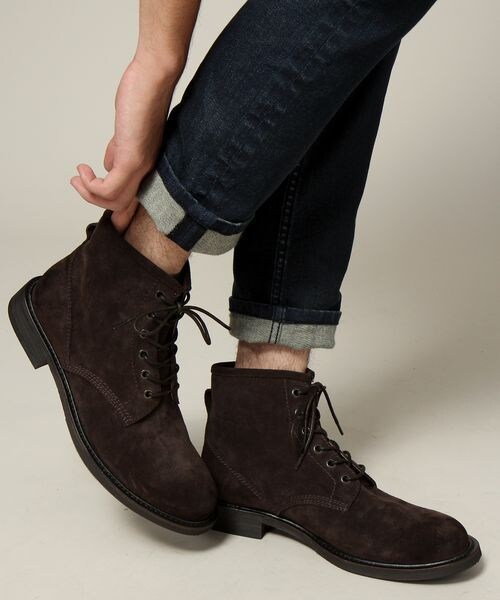 HARE（ハレ）の「スエードブーツ（シューズ・メンズ・キャメル/ブラック/ブラウン・Ｍ/Ｌ）」の2枚目の写真