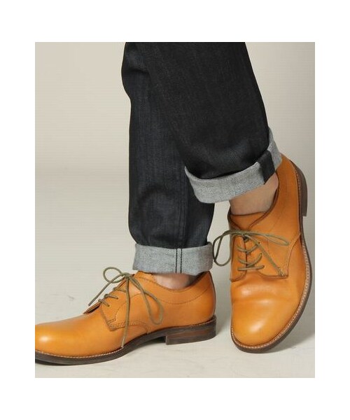 HARE（ハレ）の「プレーントゥーレザーシューズ（シューズ・メンズ・キャメル/ブラック/ブラウン・Ｓ/Ｍ/Ｌ）」の11枚目の写真