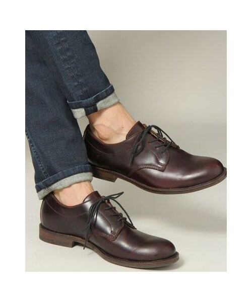 HARE（ハレ）の「プレーントゥーレザーシューズ（シューズ・メンズ・キャメル/ブラック/ブラウン・Ｓ/Ｍ/Ｌ）」の10枚目の写真