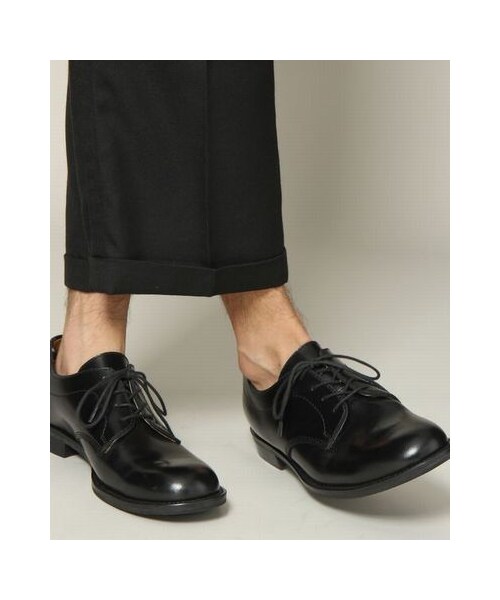 HARE（ハレ）の「プレーントゥーレザーシューズ（シューズ・メンズ・キャメル/ブラック/ブラウン・Ｓ/Ｍ/Ｌ）」の9枚目の写真