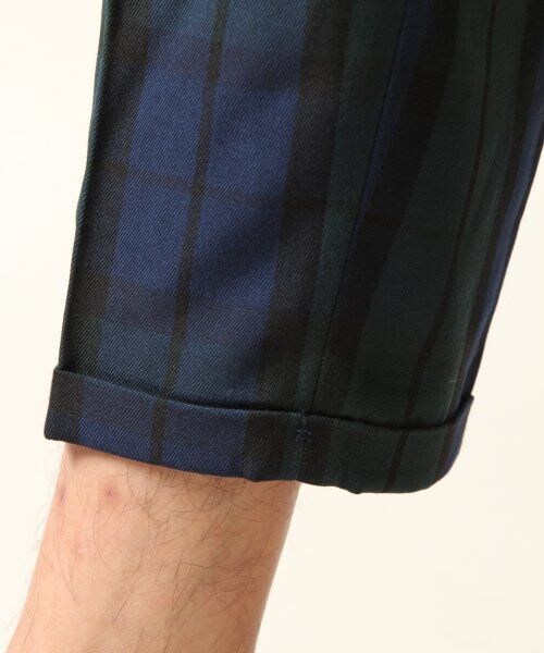 HARE（ハレ）の「チェックアンクルパンツ（パンツ・メンズ・ネイビー・Ｓ/Ｍ）」の8枚目の写真