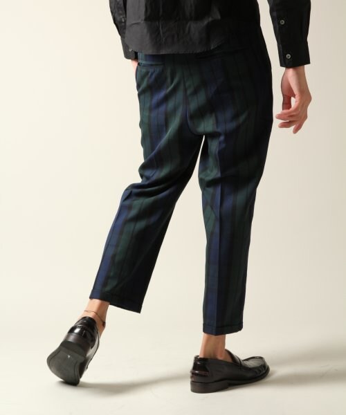 HARE（ハレ）の「チェックアンクルパンツ（パンツ・メンズ・ネイビー・Ｓ/Ｍ）」の4枚目の写真