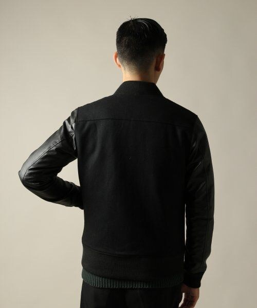 HARE（ハレ）の「ウールスタジャン（ジャケット/アウター・メンズ・ブラック/チャコールグレー/ネイビー・Ｓ/Ｍ/Ｌ）」の5枚目の写真