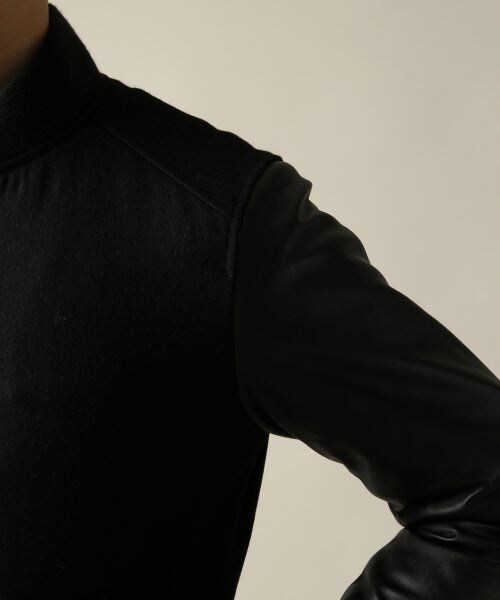 HARE（ハレ）の「ウールスタジャン（ジャケット/アウター・メンズ・ブラック/チャコールグレー/ネイビー・Ｓ/Ｍ/Ｌ）」の8枚目の写真