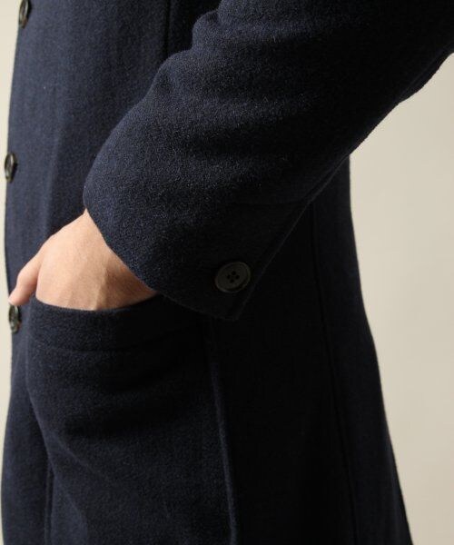 HARE（ハレ）の「ウールステンカラーコート（ジャケット/アウター・メンズ・ボルドー/ネイビー・Ｓ/Ｍ）」の8枚目の写真