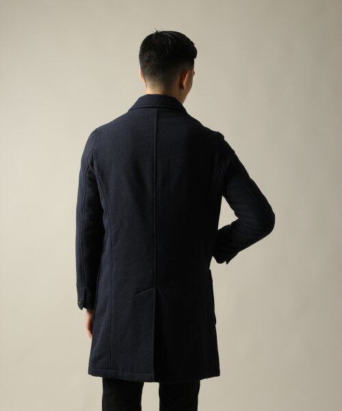 HARE（ハレ）の「ウールステンカラーコート（ジャケット/アウター・メンズ・ボルドー/ネイビー・Ｓ/Ｍ）」の4枚目の写真