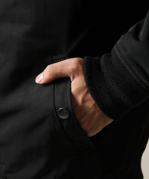 HARE(ハレ)の「MA-1ブルゾン(ジャケット/アウター・メンズ・カーキ/ブラック・S/M/L/WOMENS)」の7枚目の写真