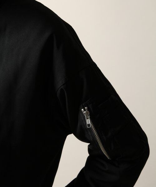 HARE(ハレ)の「MA-1ブルゾン(ジャケット/アウター・メンズ・カーキ/ブラック・S/M/L/WOMENS)」の6枚目の写真