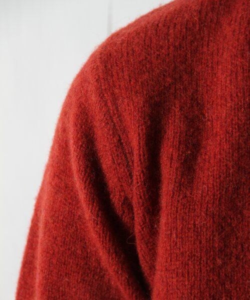 HARE（ハレ）の「シェットランドニットプルオーバー（トップス・メンズ・オフホワイト/キャメル/レッド/ボルドー/グレー/エメラルド・Ｓ/Ｍ/Ｌ）」の10枚目の写真