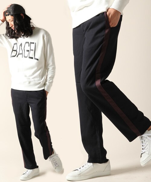 HARE（ハレ）の「ラインパンツ（パンツ・メンズ・グレー/ネイビー・Ｓ/Ｍ）」の2枚目の写真