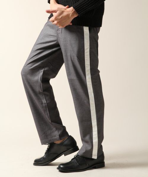 HARE（ハレ）の「ラインパンツ（パンツ・メンズ・グレー/ネイビー・Ｓ/Ｍ）」の3枚目の写真