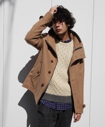 RAGEBLUE | ウールフードボアジャケット(ジャケット/アウター)