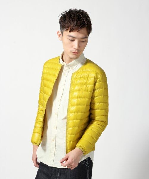 RAGEBLUE（レイジブルー）の「ダウンジャケット（ジャケット/アウター・メンズ・イエロー/ワイン/ブルー/ブラック・Ｍ/Ｌ）」の3枚目の写真