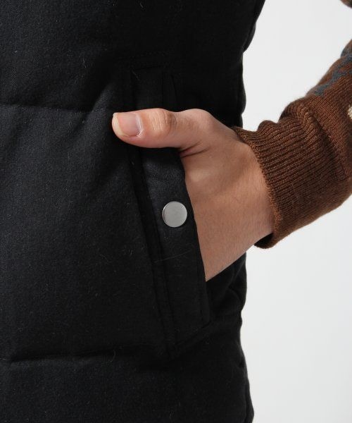 RAGEBLUE(レイジブルー)の「ダウンベスト(ジャケット/アウター・メンズ・グレー/ブルー/ネイビー・M/L)」の9枚目の写真