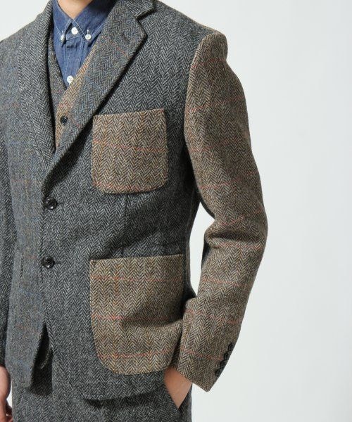 RAGEBLUE（レイジブルー）の「【Harris Tweed】テーラードジャケット