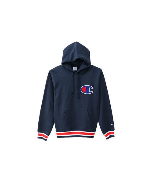 チャンピオン Champion Champion C3ーW101 HOODED SWEATSHIRT （ネイビー） チャンピオン Champion Champion C3－W101 HOODED SWEATSHIRT