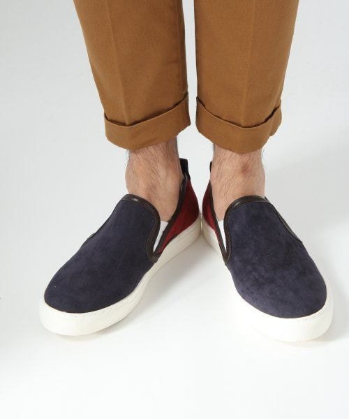 RAGEBLUE(レイジブルー)の「SLIP-ON(シューズ・メンズ・オリーブカモ/ホワイト×ブラック/ブラック×ブルー/ブラウン/ネイビー×ワイン/グレーレオパード/ブラウンレオパード・L/M)」の7枚目の写真