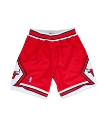 C0672S 新品 Mitchell&Nessシカゴブルズ ショートパンツ：XL ミッチェル＆ネス ショートパンツ メンズ NBA GREEN WEEK