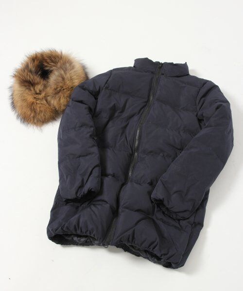 turno jeana(トゥールノジーナ)の「ダウンコート(ジャケット/アウター・レディース・ライトグレー/ネイビー・36/38)」の13枚目の写真