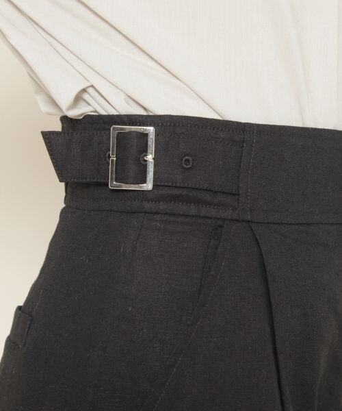 PAGEBOY（ページボーイ）の「麻混グルカパンツ（パンツ・アイボリー/ブラック/ベージュ）」の12枚目の写真