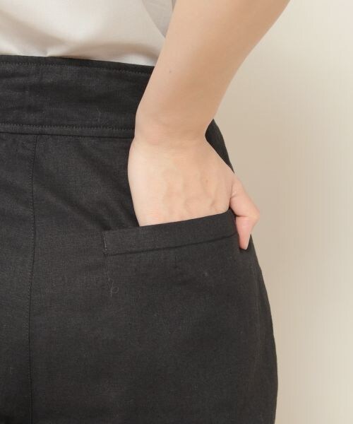 PAGEBOY（ページボーイ）の「麻混グルカパンツ（パンツ・アイボリー/ブラック/ベージュ）」の18枚目の写真