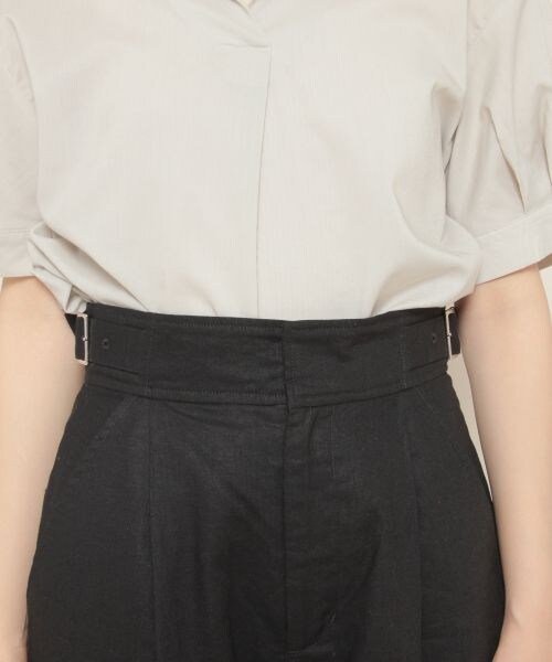 PAGEBOY（ページボーイ）の「麻混グルカパンツ（パンツ・アイボリー/ブラック/ベージュ）」の11枚目の写真