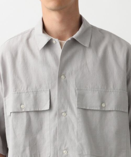 RAGEBLUE（レイジブルー）の「BIGポケットシャツ（トップス・ブラック/グレー/オリーブ）」の10枚目の写真