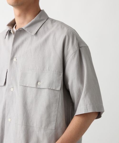 RAGEBLUE（レイジブルー）の「BIGポケットシャツ（トップス・ブラック/グレー/オリーブ）」の12枚目の写真