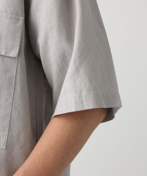 RAGEBLUE（レイジブルー）の「BIGポケットシャツ（トップス・ブラック/グレー/オリーブ）」の13枚目の写真