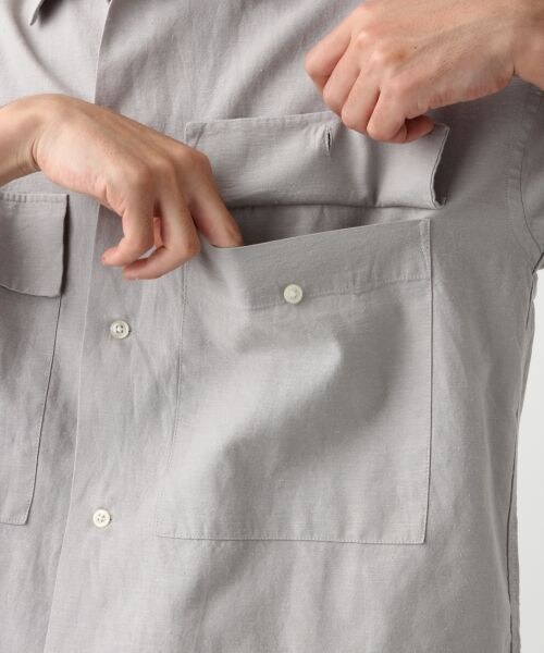 RAGEBLUE（レイジブルー）の「BIGポケットシャツ（トップス・ブラック/グレー/オリーブ）」の11枚目の写真