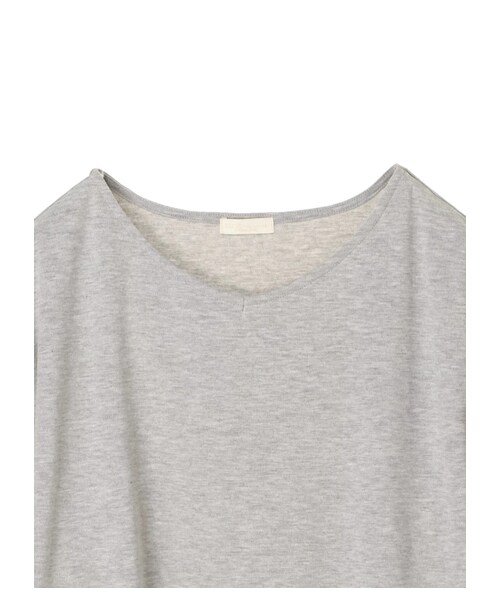 earth music&ecology（アースミュージックアンドエコロジー）の「・フレアスリーブプルオーバー（トップス・杢ライトグレー/ブラック/グレーベージュ/ダークグリーン・F）」の4枚目の写真