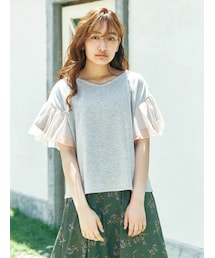 earth music&ecology | ・フレアスリーブプルオーバー(トップス)