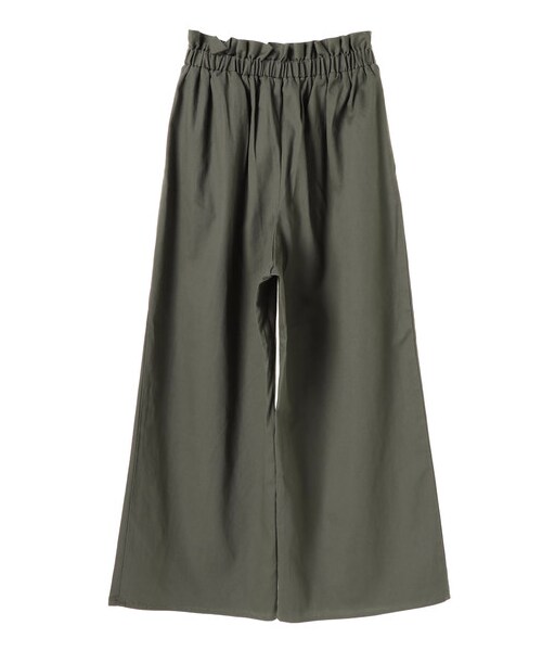 E hyphen world gallery（イーハイフンワールドギャラリー）の「・タックボリュームワイドパンツ（パンツ・ベージュ/カーキ/ダークネイビー・F）」の3枚目の写真