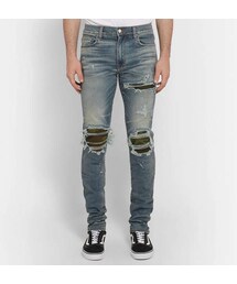 AMIRI（アミリ）の「AMIRI Mx1 Skinny-Fit Camouflage Print-Panelled