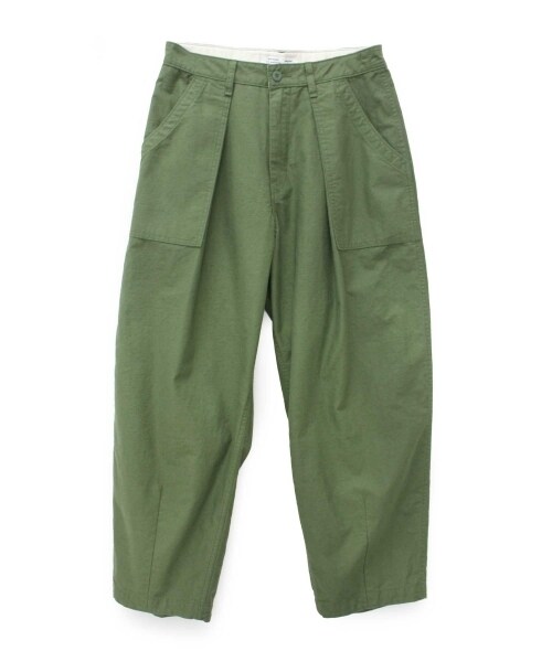 RNA-N（アールエヌエーエヌ）の「＜予約＞ミリタリーバルーンタックパンツ（パンツ・レディース・スミクロ/セージグリーン・S/M）」の2枚目の写真