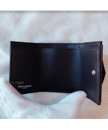 ✨ほぼ未使用✨Saint Laurent ミニ財布　キャビアスキン SAINT LAURENT - イヴサンローラン キャビアスキン 三つ折り