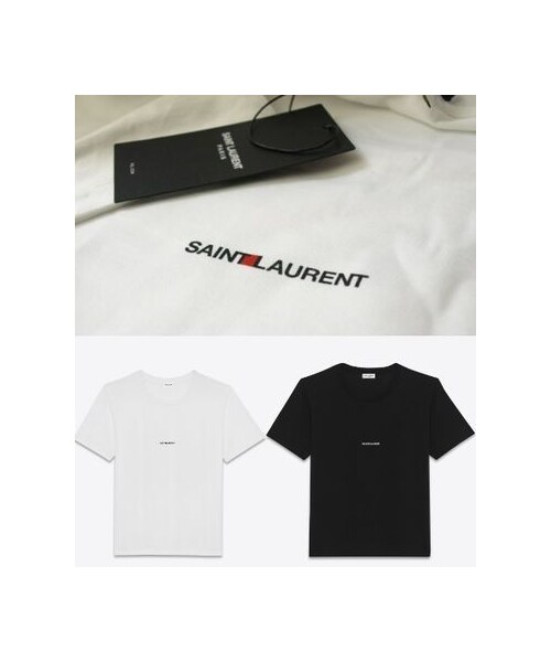 ●新品/正規品●Saint Laurent 登坂さん愛用　ロゴ Tシャツ