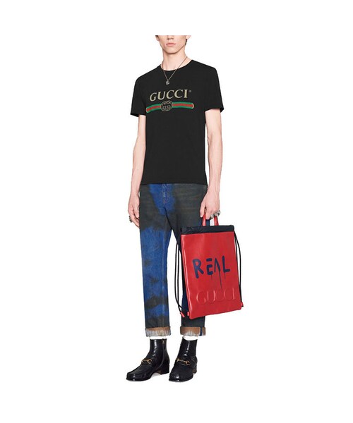GUCCI（グッチ）の「大人気！【送料込】18SS★GUCCI★ヴィンテージロゴ Tシャツ 白黒（Tシャツ/カットソー・レディース・その他）」の7枚目の写真