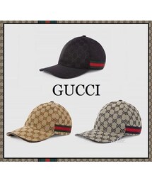 GUCCI（グッチ）の「[グッチ] GUCCI キャップ GG キャンバス