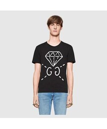 GUCCI グッチゴースト　Tシャツ GUCCI（グッチ）の「GUCCI カットダイヤが存在感! グッチ